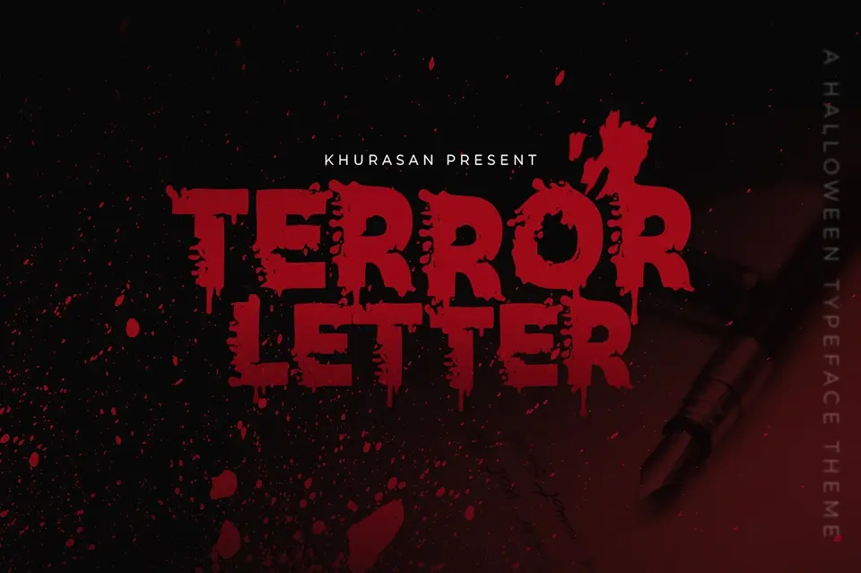 Terror Letter Font