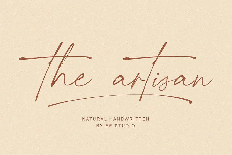 The Artisan Marker Font