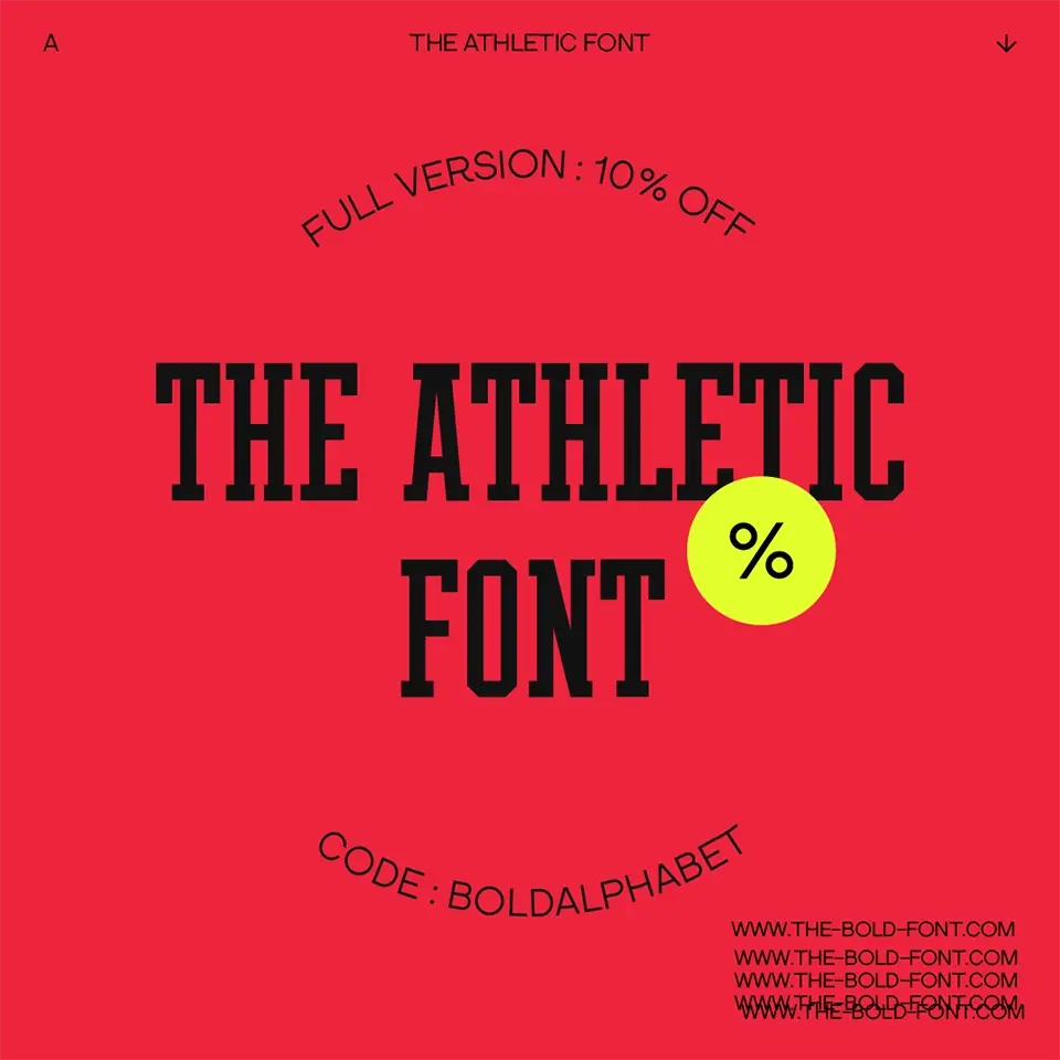 The Athletic Font Font