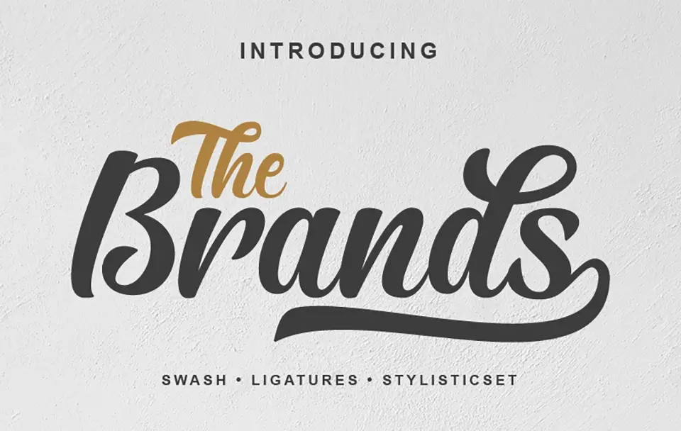 The Brands Font
