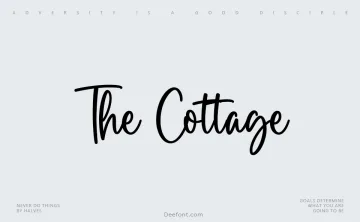 The Cottage Font