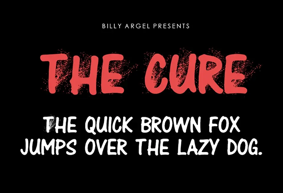 The Cure Font
