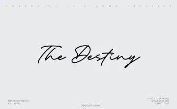 The Destiny Font