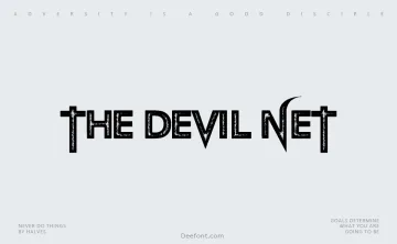 The Devil Net Font