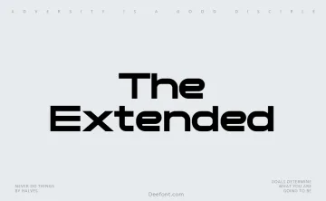 The Extended Font Font