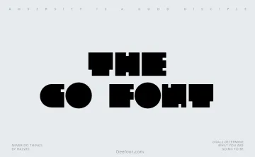 The Go Font