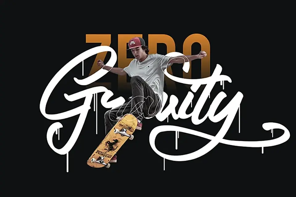 The Gunslinger Waterdrop Font