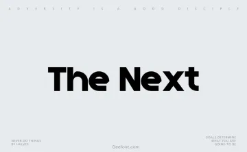 The Next Font