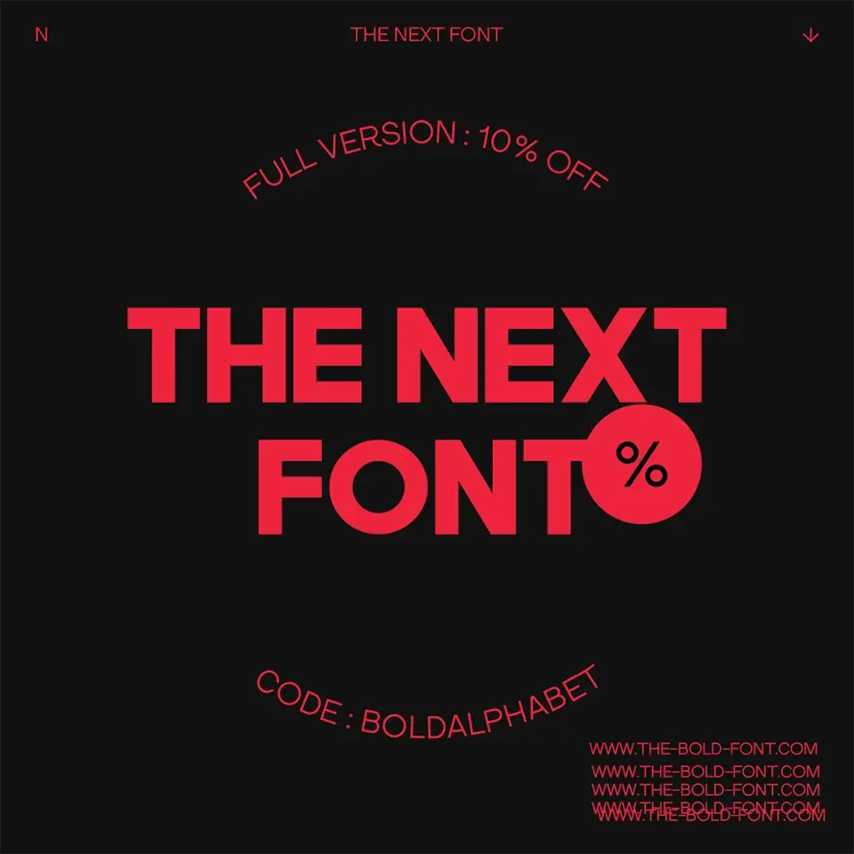 The Next Font Font