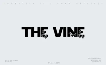 The Vine Font