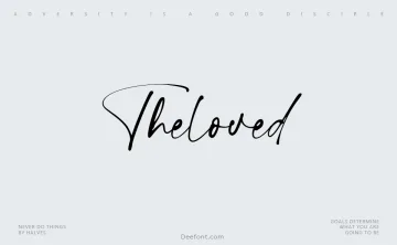 Theloved Font