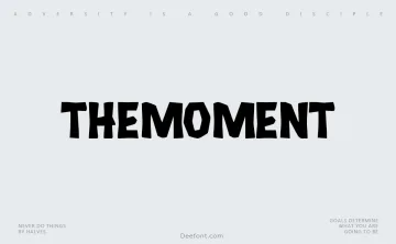 Themoment Font