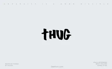 Thug Font