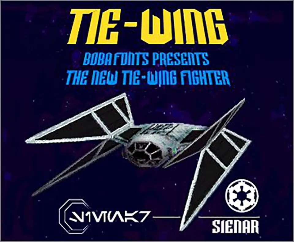 Tie Wing Font