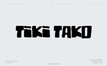 Tiki Tako Font