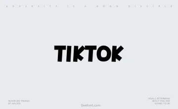 Tiktok Font