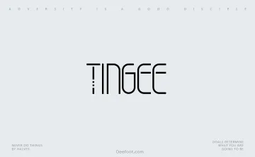 Tingee Font