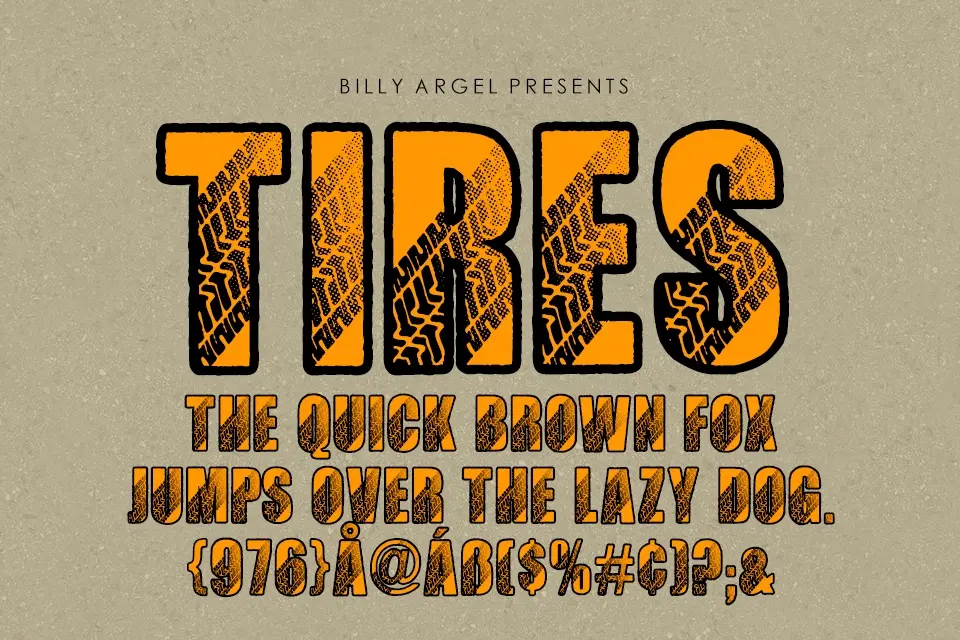 Tires Font