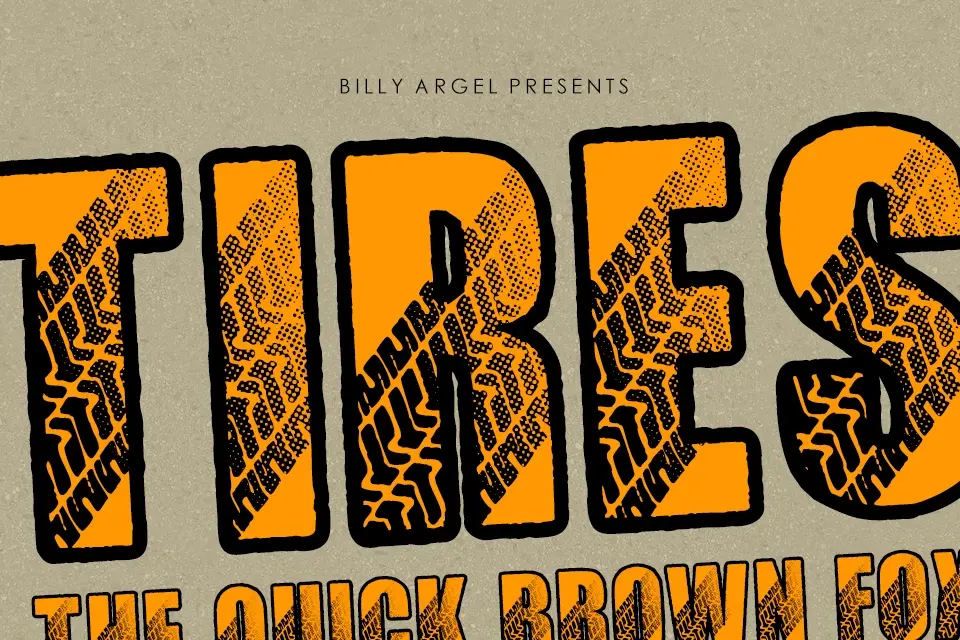 Tires Font