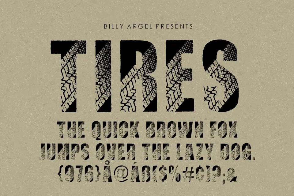 Tires Font