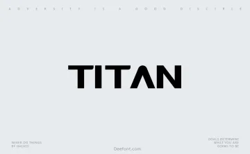 Titan Font