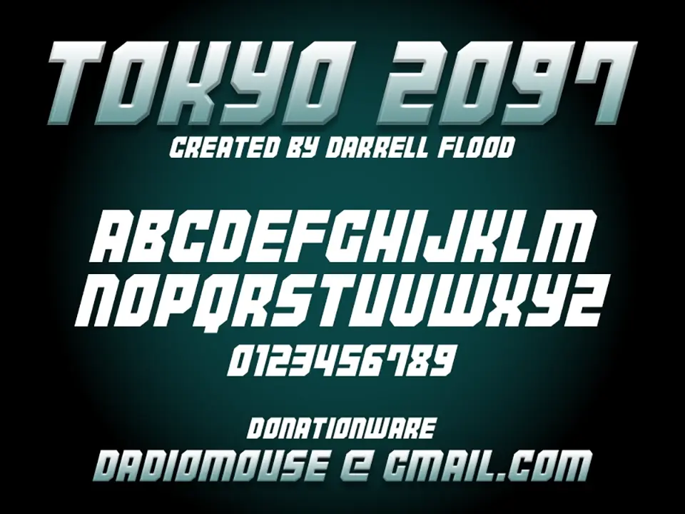 Tokyo 2097 Font