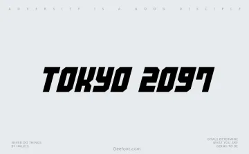 Tokyo 2097 Font