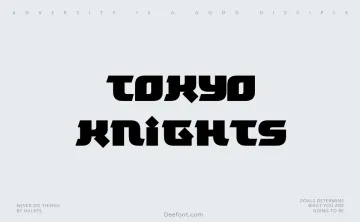 Tokyo Knights Font