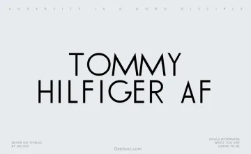 Tommy Hilfiger AF Font