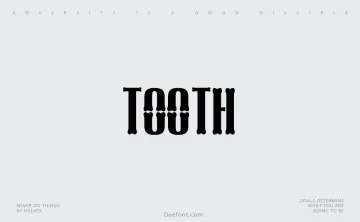 Tooth Font
