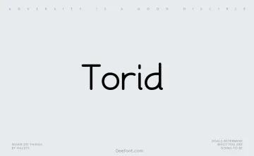 Torid Font