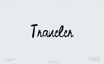 Traveler Font