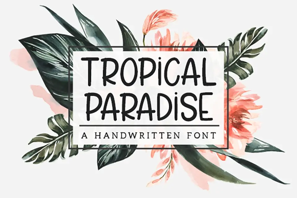 Tropical Paradise Font