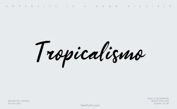 Tropicalismo Font