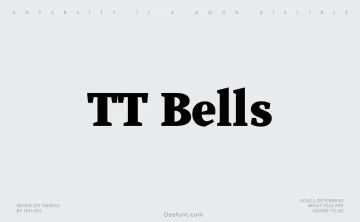 TT Bells Font Family