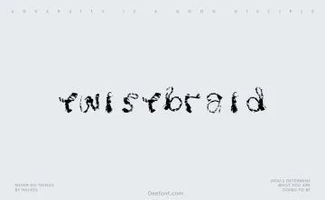 Twistbraid Font