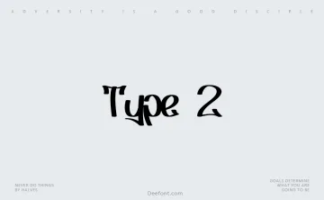 Type 2 Font