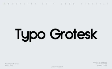 Typo Grotesk Font Family