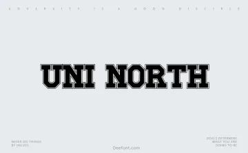 UNI North Font