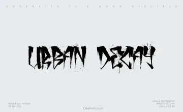 Urban Decay Font