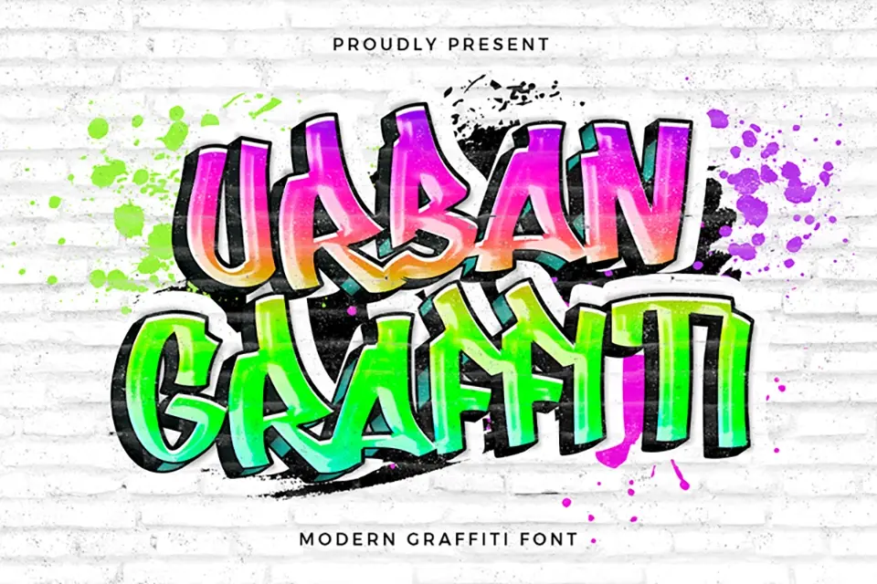 Urban Graffiti Font