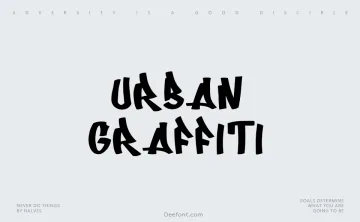 Urban Graffiti Font