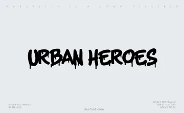 Urban Heroes Font