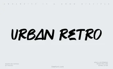 Urban Retro Font