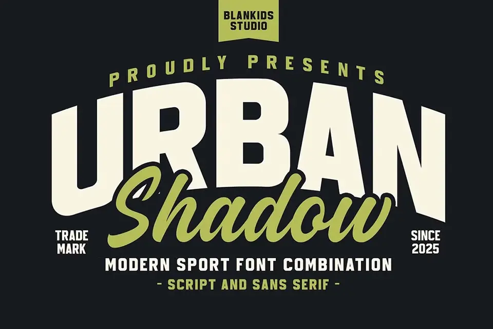 Urban Shadow Script Font