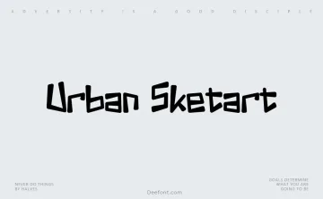 Urban Sketart Font