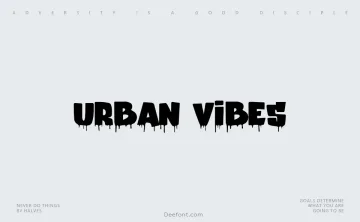 Urban Vibes Font