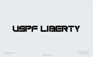 USPF Liberty Font