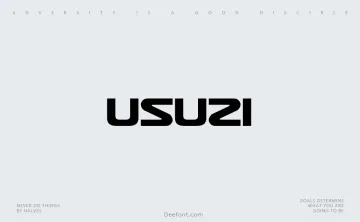 Usuzi Font