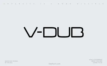 V-Dub Font